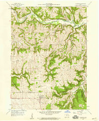 Colesburg 1957 topographic map thumbnail