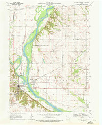 Columbus Junction 1970 topographic map thumbnail