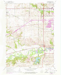 Commerce 1965 topographic map thumbnail