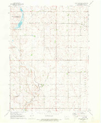 Coon Rapids NE 1971 topographic map thumbnail