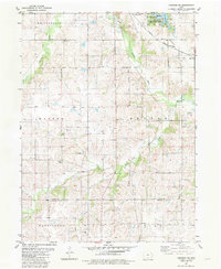 Corydon NE 1982 topographic map thumbnail