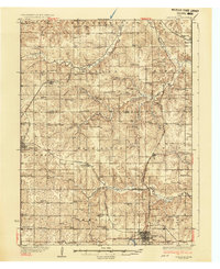 Corydon 1937 topographic map preview