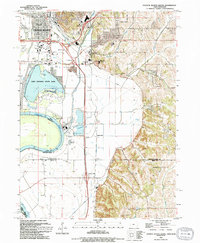 Council Bluffs South 1994 topographic map thumbnail