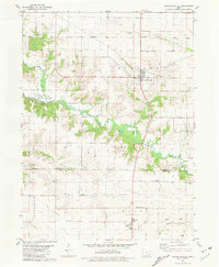 Crawfordsville 1981 topographic map thumbnail