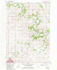 Cresco NE 1981 topographic map thumbnail