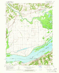 Dallas City 1964 topographic map thumbnail