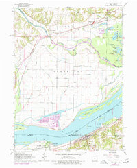 Dallas City 1964 topographic map thumbnail