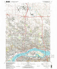 Davenport East 1993 topographic map thumbnail