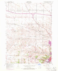 Davenport West 1953 topographic map thumbnail