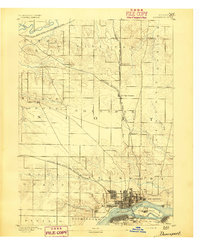 Davenport 1891 topographic map thumbnail
