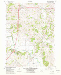 Davis City 1981 topographic map preview