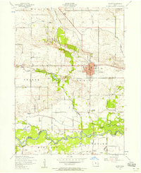 De Witt 1953 topographic map thumbnail
