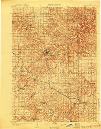Decorah 1906 topographic map thumbnail