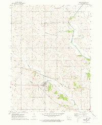 Dedham 1971 topographic map thumbnail