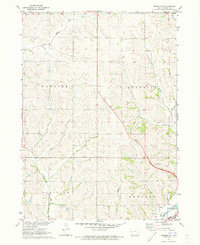 Denison SW 1971 topographic map thumbnail