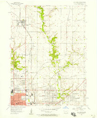 Des Moines NE 1956 topographic map thumbnail