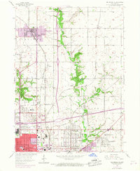 Des Moines NE 1956 topographic map thumbnail