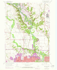 Des Moines NW 1956 topographic map thumbnail