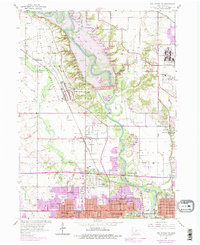 Des Moines NW 1956 topographic map thumbnail