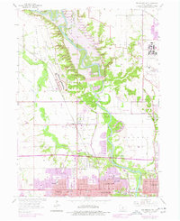 Des Moines NW 1956 topographic map thumbnail