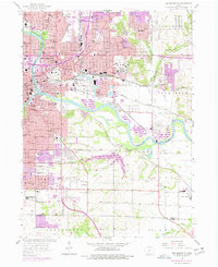 Des Moines SE 1956 topographic map thumbnail