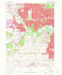 Des Moines SW 1956 topographic map thumbnail