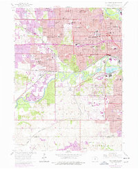 Des Moines SW 1956 topographic map thumbnail