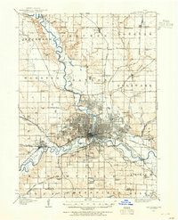 Des Moines 1905 topographic map thumbnail