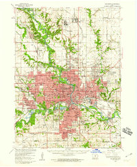 Des Moines 1956 topographic map thumbnail