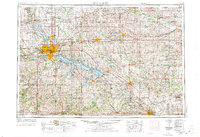 Des Moines 1954 topographic map thumbnail