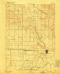 DeWitt 1891 topographic map preview