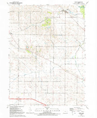 Dixon 1991 topographic map thumbnail