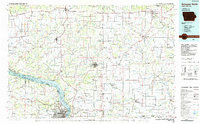 Dubuque North 1984 topographic map thumbnail