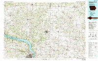 Dubuque North 1984 topographic map thumbnail