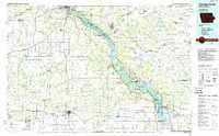 Dubuque South 1984 topographic map thumbnail