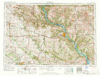 Dubuque 1962 topographic map thumbnail