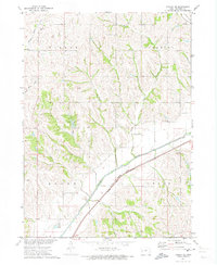 Dunlap NE 1971 topographic map thumbnail