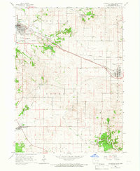 Dyersville East 1965 topographic map thumbnail