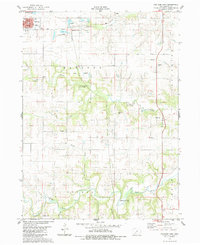 Earlham East 1983 topographic map thumbnail