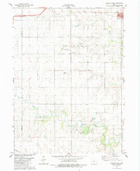 Earlham West 1983 topographic map thumbnail