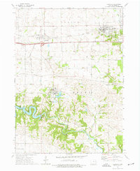 Earlville 1973 topographic map thumbnail
