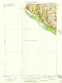 East Dubuque 1935 topographic map thumbnail