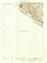 East Dubuque topographic map thumbnail