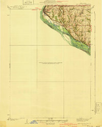 East Dubuque 1940 topographic map thumbnail