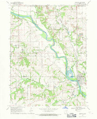 Eddyville 1968 topographic map thumbnail