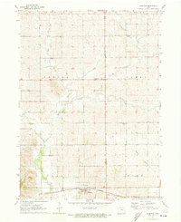 Elberon 1971 topographic map thumbnail