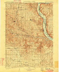 Elkader 1902 topographic map thumbnail