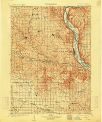 Elkader 1902 topographic map thumbnail