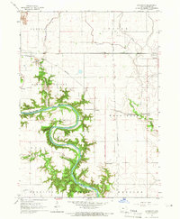 Evanston 1965 topographic map thumbnail