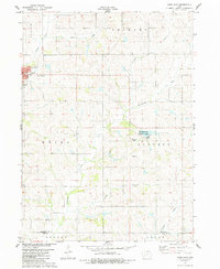 Exira East 1983 topographic map thumbnail